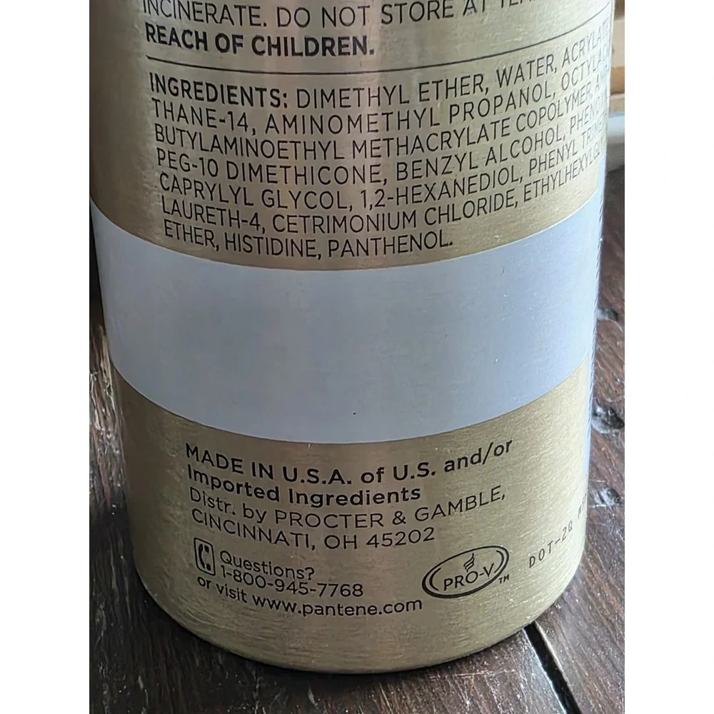 Pantene Pro-V Air Spray Alcohol Free Hairspray 7 Oz Level 3 Brushable